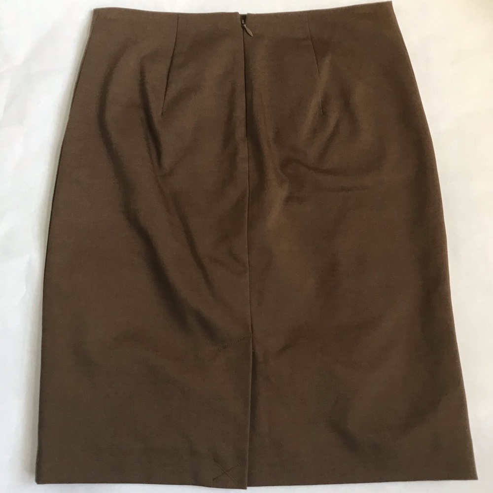 Club Monaco Nadine Pencil Skirt Size 4 Brown - Picture 2 of 6